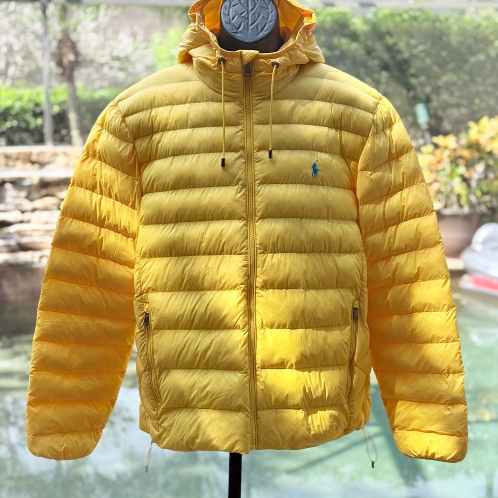 POLO RALPH LAUREN PACKABLE PUFFER JACKET (L)